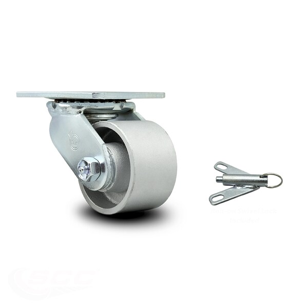 3.25 Inch Semi Steel Swivel Caster with Ball Bearing and Swivel Lock SCC
